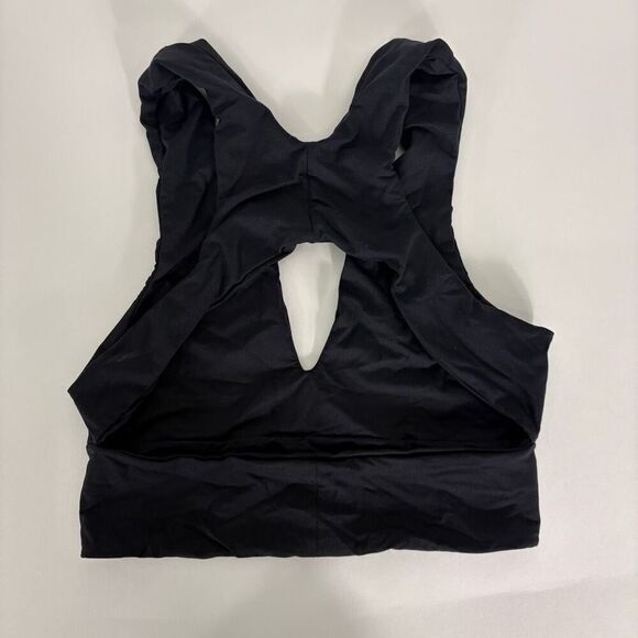 Indah Body Black Cutout V Neck Pullover Swimsuit Size 2 - Picture 5 of 7